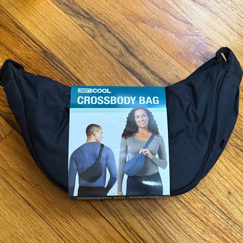 32 Degrees Black Crossbody Bag